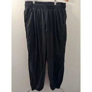Athleta Revive Jogger Women's Size 8 Black Drawstring leg Activewear Casual